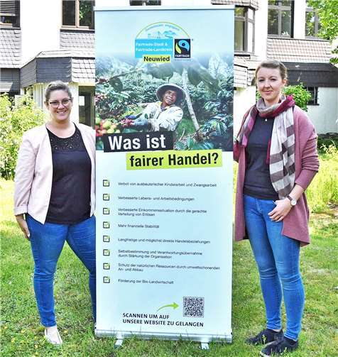 Gabi Schäfer (links) und Alena Linke haben ein interessantes Programm für die Fairen Wochen zusammengestellt.Foto: Stadtverwaltung