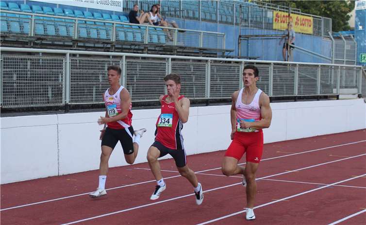 Gabriel Föhr (rechts) auf dem Weg zum Vizemeister.