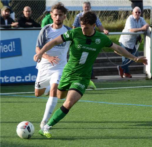 Gabriel Müller erzielte im Pokalspiel das wichtige 1:0 für die „Jungs vom Wasserturm.  Foto: Ulf Steffenfauseweh