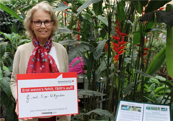 Gabriela Fürstin zu Sayn-Wittgenstein-Sayn unterstützt die Aktion, denn „erst wenn’s fehlt, fällt’s auf“. Foto: privat