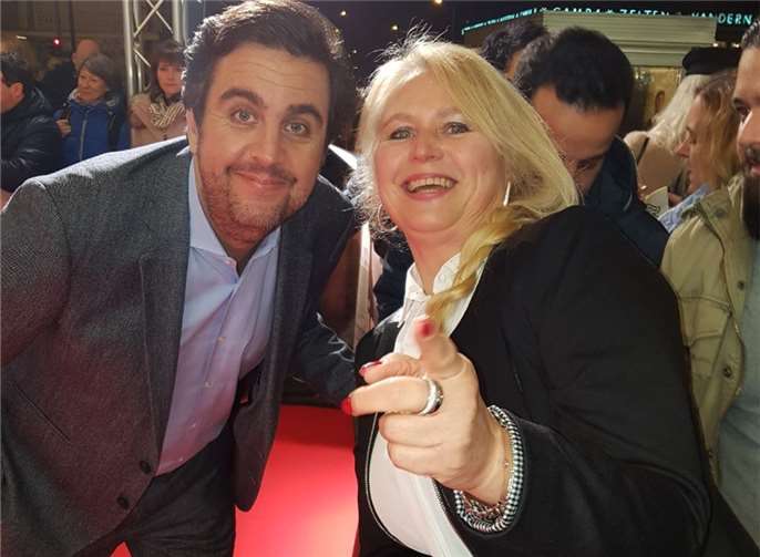 Gabriela Hoffmann war begeistert von dem sympathischen Hauptdarsteller Bastian Pastewka.