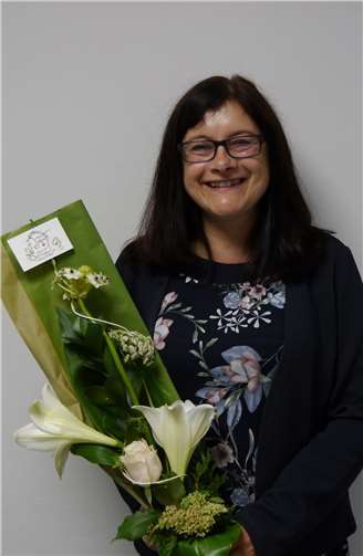 Gabriele Simon hat das 40-jährige Jubiläum gefeiert. Fotos: Agentur für Arbeit Montabaur