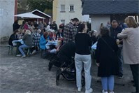 Bayrischer Abend auf dem Castorplatz in Lehmen mit traditioneller Bewirtung