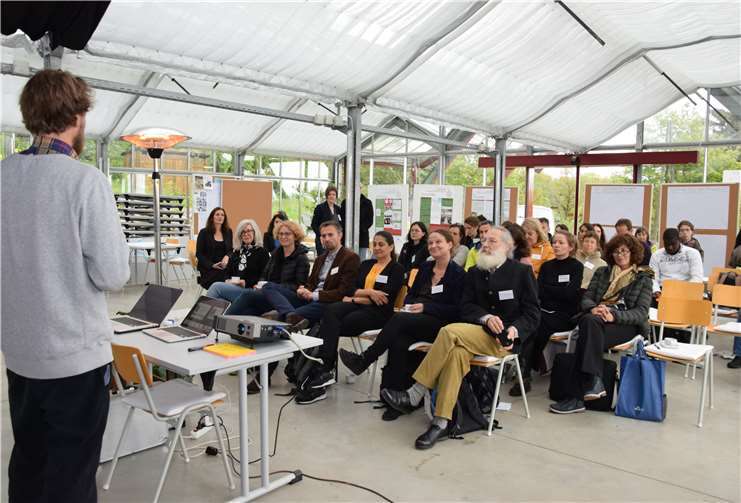Die Essbare Stadt Andernach gilt als weltweites Vorbild  Gäste aus ganz Europa und Afrika trafensich in der Permakultur Eich zum Austausch.