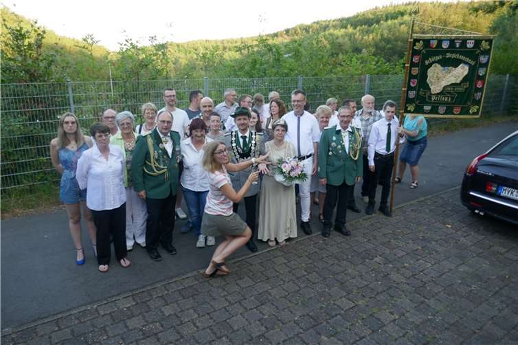 Gäste beim Empfang in Nickenich.