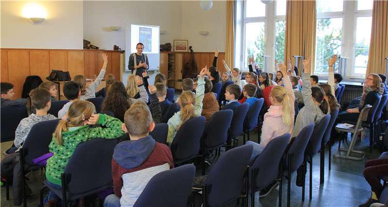 Ganz besonders viel Spaß hatten die Schülerinnen und Schüler bei der Lesung des Kinder- und Jugendbuchautors Stefan Gemmel.privat