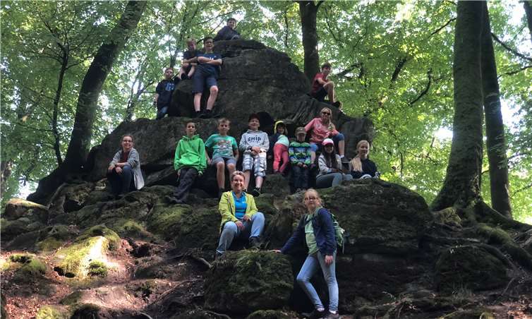 Ganz nach oben zog es die Eifelkids.Privat