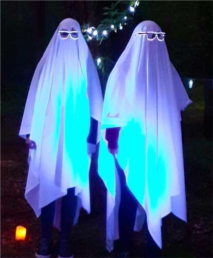 Ganz schön gruselig wird es an Halloween.Foto: privat