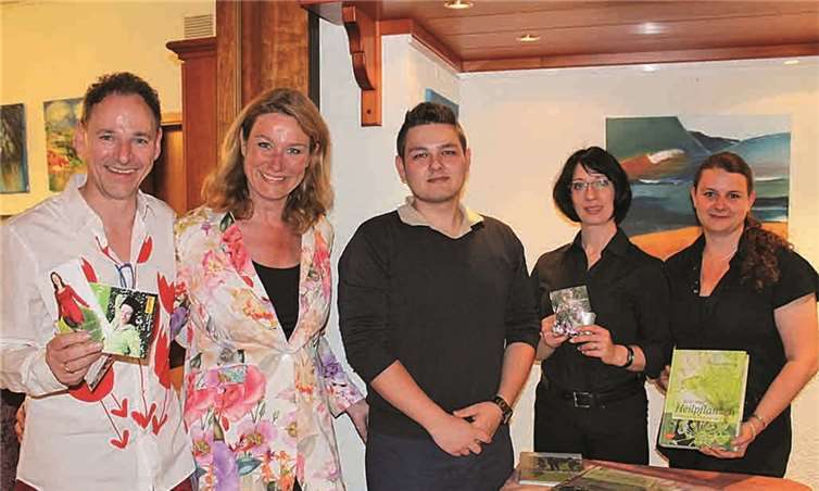 Gartenexpertin, Buchautorin und TV-Moderatorin Heike Boomgaarden wurde freundlich empfangen.TE