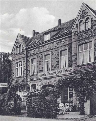 Gasthaus Toni Dresen „Ahrweiler Winzerhof Sankt Matthias“. Stadtarchiv Bad Neuenahr-Ahrweiler