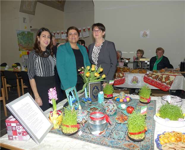 Gaumenfreuden von Frauen aus Eritrea, dem Iranund aus Russland trafen ebenso auf erfreute Abnehmer.