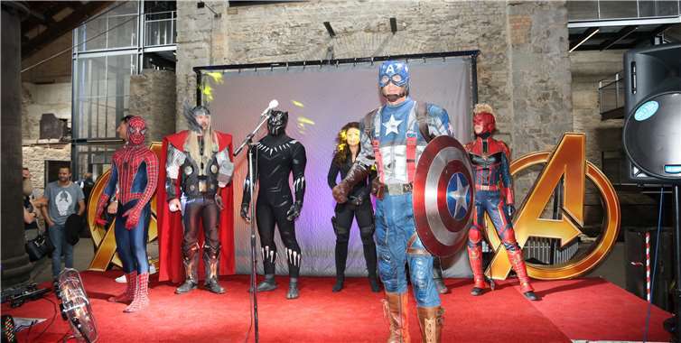 Geballte Superheldenpower. Fotos: GM