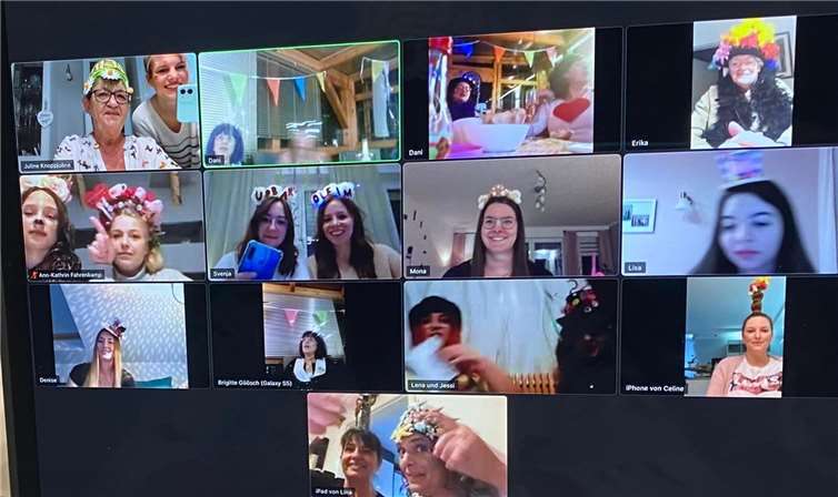 Gefeiert wurde virtuell. Foto: privat