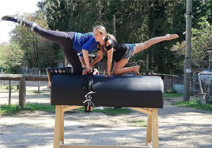 Gefördert wurde auch das inklusive Voltigier-Training. Reitverein Bruchhausen e.V.