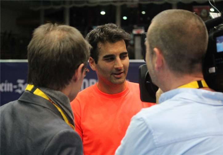 Gefragter Gesprächspartner war Benjamin Hassan.