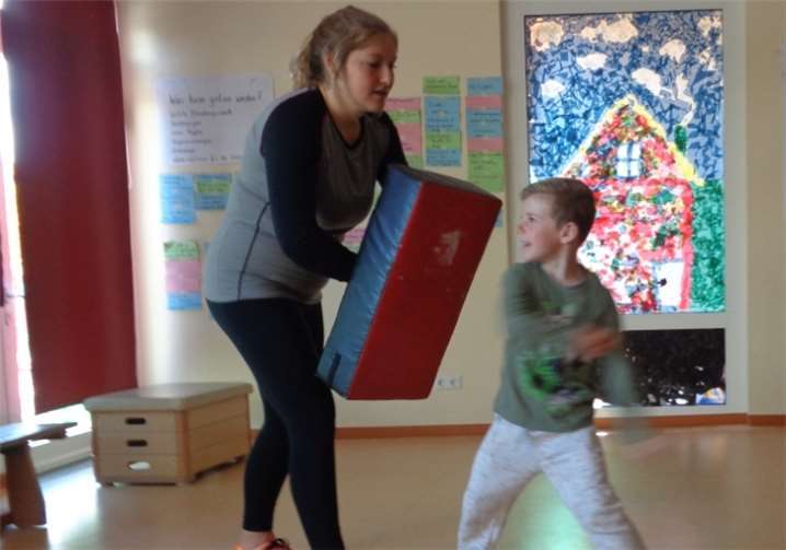 Gegebenenfalls können sie sich wehren.privat