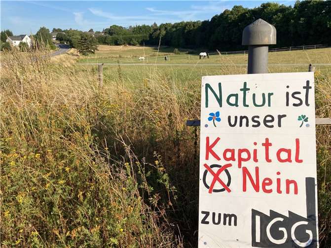 Gegen ein geplantes Industrie- und Gewerbegebiet in Landkern-Neuhof haben viele Bürgerinnen und Bürger ihre Bedenken geäußert. Foto: privat