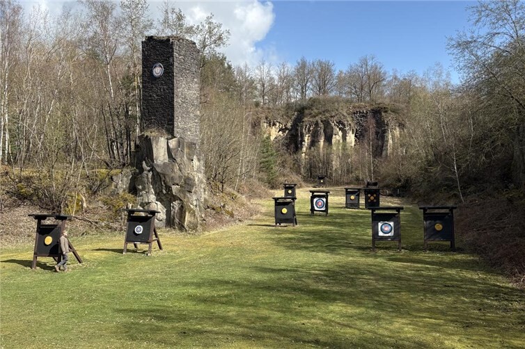Gelände der Mayener Bogenschützen im Grubenfeld