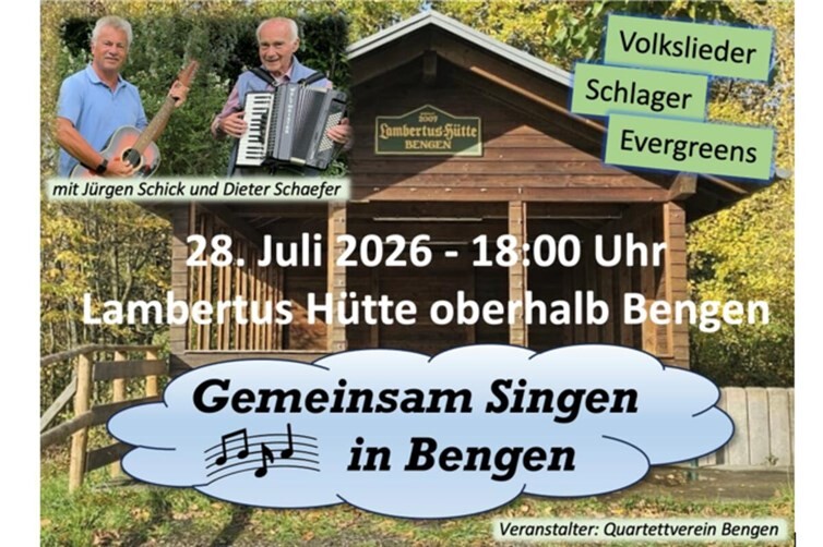 Gemeinsam Singen in Bengen