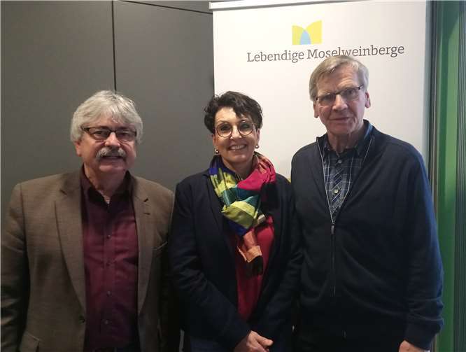 Gemeinsam aktiv: v.li. Kalle Grundmann, Simone Röhr, Dieter Möhring.Quelle: DLR Mosel
