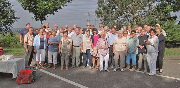Gemeinsam erlebten die Mitglieder des katholischen Kirchenchors „Cäcilia“ Kaltenengers einen sonnig-schönen Tag. privat