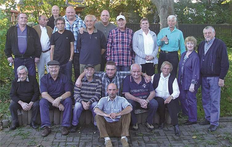 Gemeinsam feierten die Sportler ein fröhliches Fest. Privat