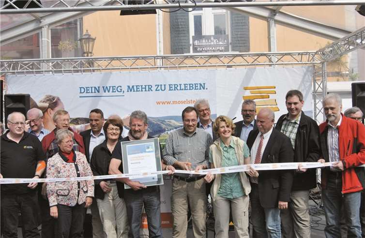 Gemeinsam für den Moselsteig: Offizielle Eröffnung des Moselsteigs in Bernkastel_Kues am 12. April. privat