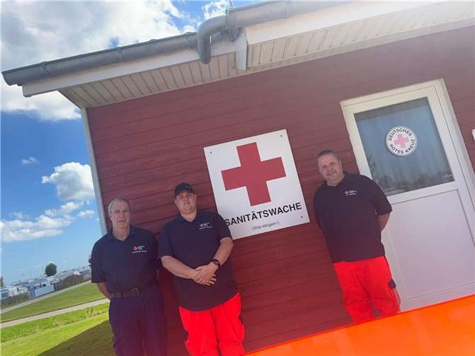 Gemeinsam für die Sicherheit, das DRK-Team aus Bendorf. Foto: Michael Reichert