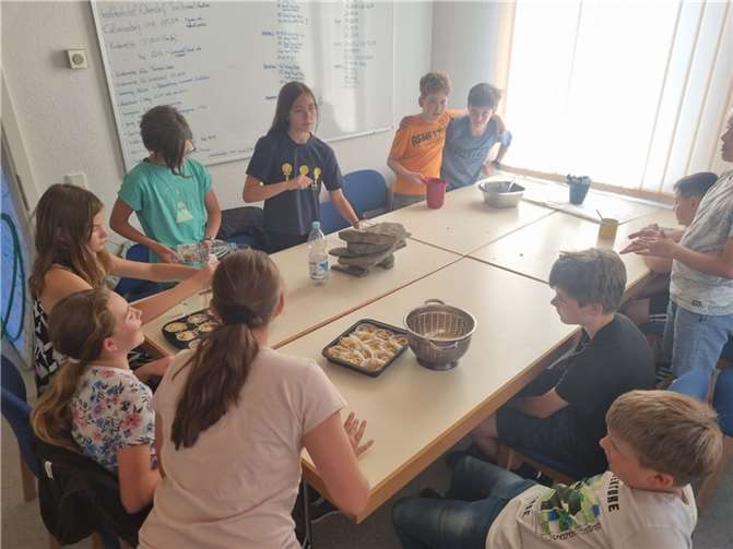 Gemeinsam haben die Young Young Stars leckere Spaghettimuffins zubereitet.  Foto: privat