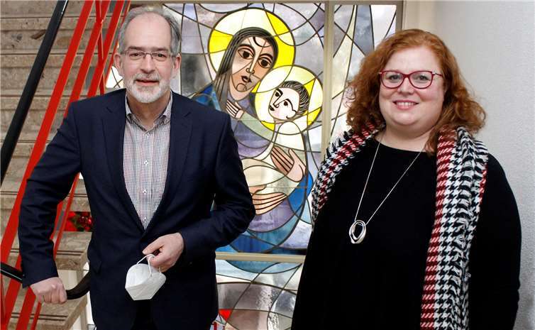 Gemeinsam in die Zukunft: Stefanie Krones und Frank Keßler-Weiß bilden ab sofort die Doppelspitze beim Caritasverband Westerwald-Rhein-Lahn. Foto: privat
