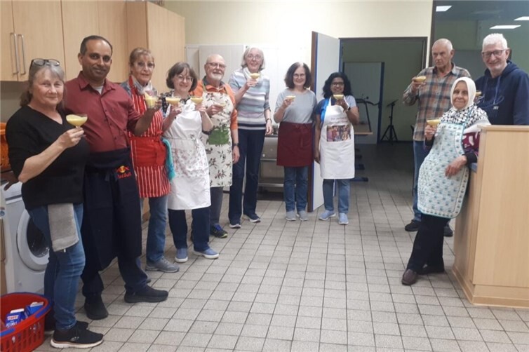 Gemeinsam indisch Kochen beim Verein plus/minus 60 aktiv.