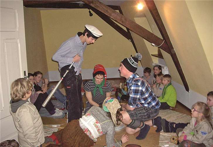 Gemeinsam konnte man die Kaffeemühle von dem Räuber Hotzenplotz zurück bekommen. privat