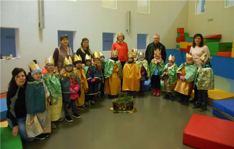 Gemeinsam konnten die Sternsinger aus dem Kindergarten 516 Euro sammeln. Foto: privat