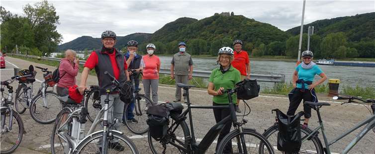 Gemeinsam machte macn sich mit dem Rad auf den Weg. Foto: privat