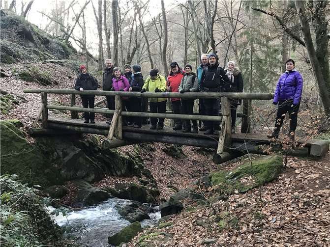 Gemeinsam machte man sich auf den Weg zur Dreibächetour.  Foto: privat