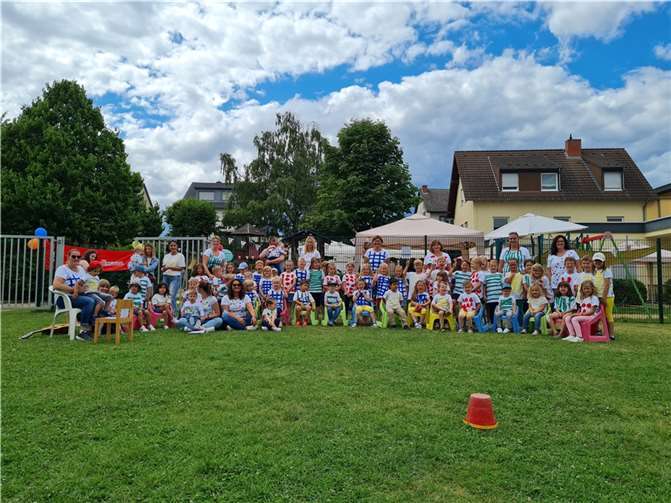 Gemeinsam mit Kindern und Eltern wurde an der Kita „Mach mit“ ein buntes Fest gefeiert. Foto: Kita „Mach mit“. Foto: Stadt Andernach