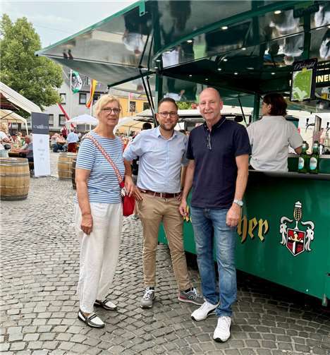 Gemeinsam mit Peter Stäblein und Annelie Groß unterwegs.  Foto: privat
