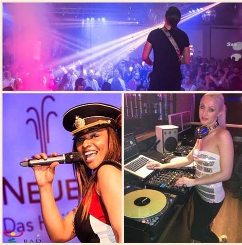 Gemeinsam mit der mitreißenden Sängerin Sua Amoa sowie Frauenschwarm und Percussionist Valerio Lombardo heizt Djane Lija den Gästen mit Partyklassikern und aktuellen Dancebeats ein. Party!Rot!Weiss!