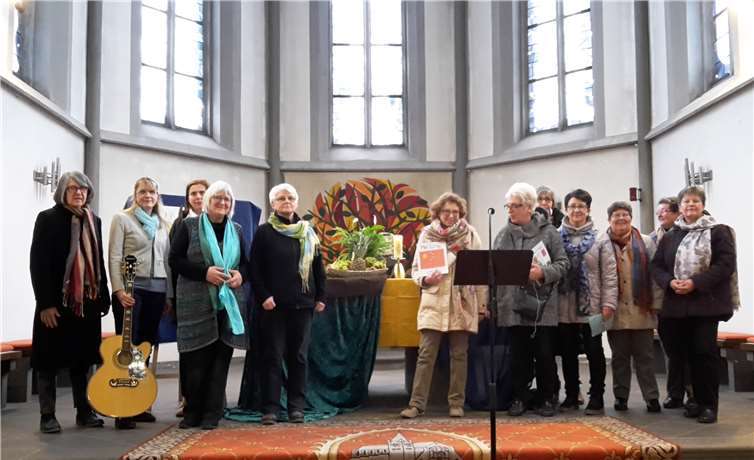 Gemeinsam sangen die Frauen am Weltgebetstag Lieder und trugen Gebetstexte vor. privat