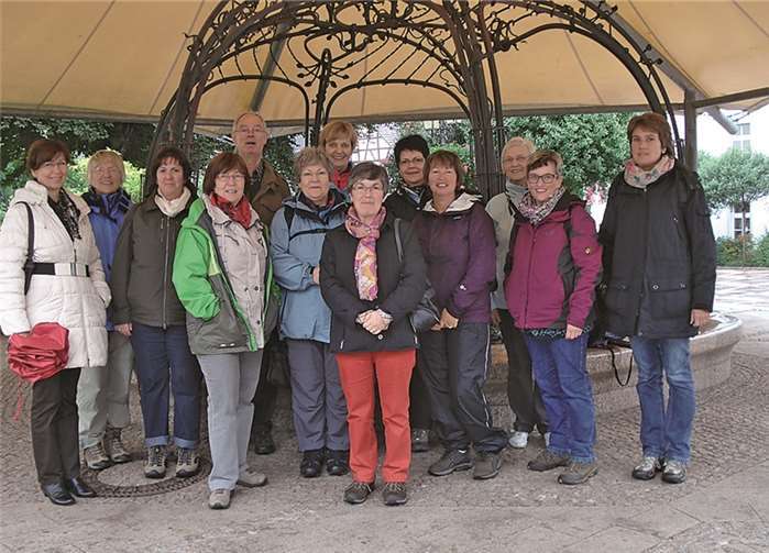 Gemeinsam traf man sich in Ahrweiler, um anschließend den Rotweinwanderweg entlang zu gehen.  Privat
