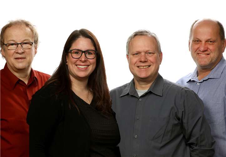 Gemeinsam treten sie an, um in den Gemeinderat Hilgert einzuziehen: (v.l.) Ralf Kneisle, Stephanie Hansen, Andreas Kukat und Detlef Sauer. Foto: privat