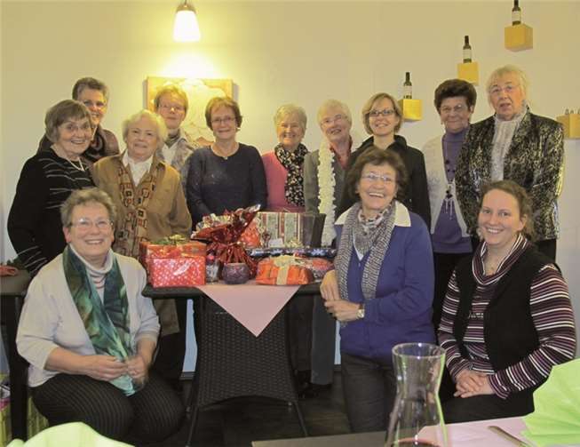 Gemeinsam verbrachten die Frauen einige gemütliche Stunden.privat