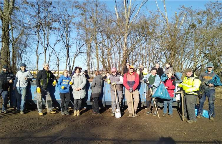 Gemeinsam wurde angepackt.  Foto: privat