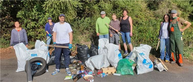 Gemeinsam wurde aufgeräumt. Foto: privat