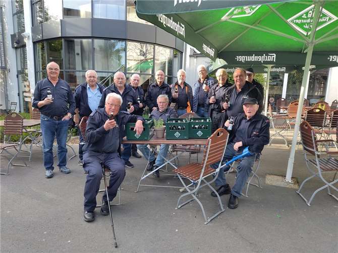 Gemeinsam wurde die Hachenburger Brauerei besucht.Foto: Werner Böcking