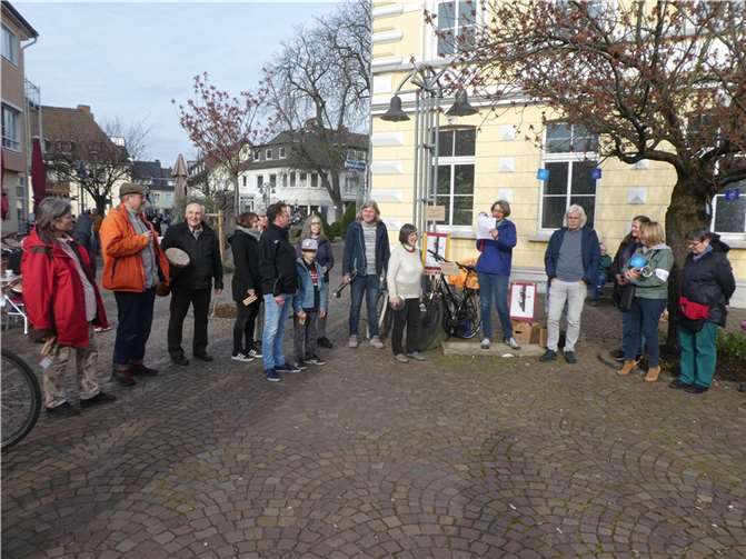Gemeinsam wurde ein Zeichen gesetzt. Foto: Walburga Greiner