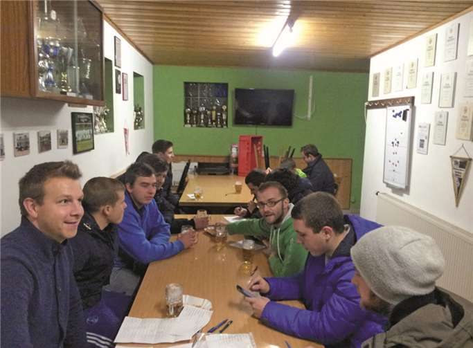 Gemeinsam wurde ein neues Konzept für die zweite Mannschaft erarbeitet.privat