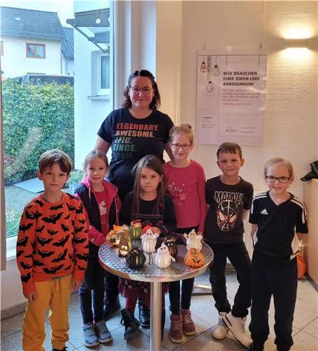 Gemeinsam wurde gebastelt.  Foto: privat