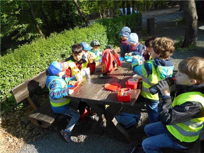 Gemeinsam wurde gefrühstückt. Fotos: privat