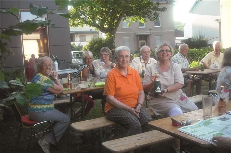Gemeinsam wurden gemütliche Stunden verbracht. Privat